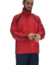 Conjunto Agasalho Masculino Tactel Forrado Esportivo Vermelho